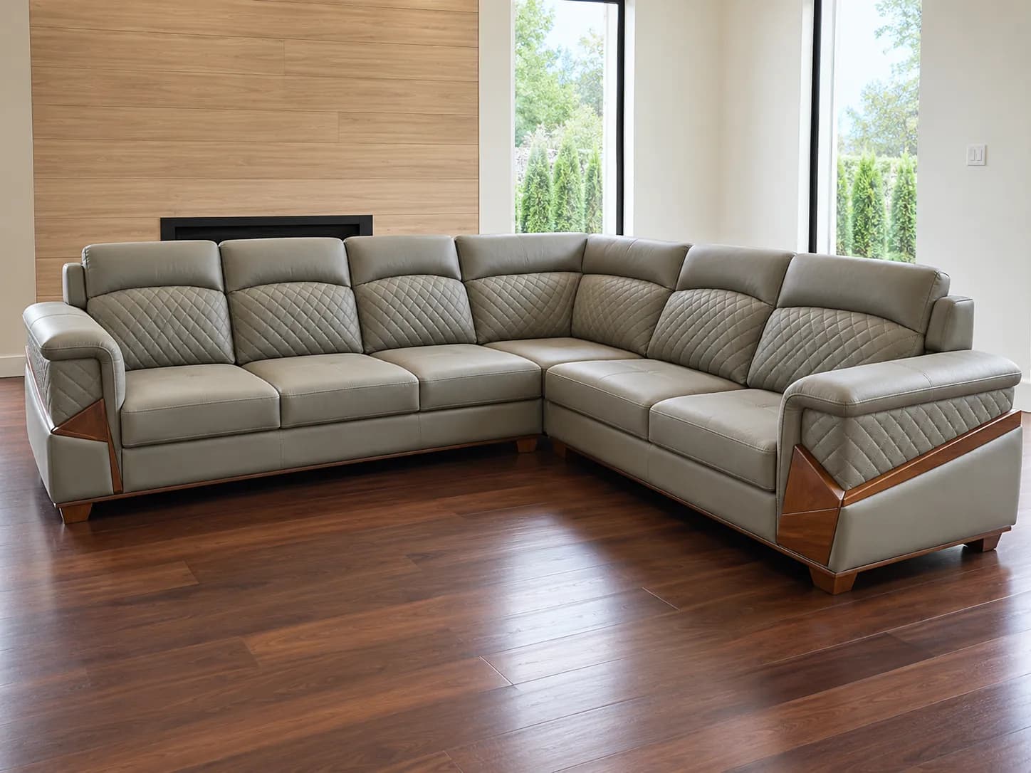 Premium Sofa 11 contemporary living room sofa with plush tailored cushioning