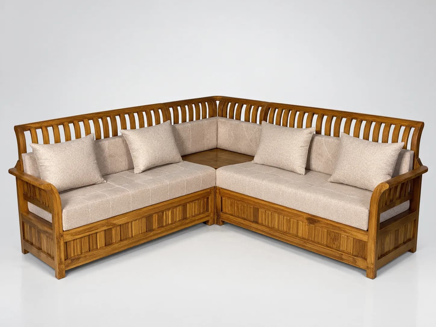 Sofa 12 spacious contemporary sofa with padded armrests and clean profiles